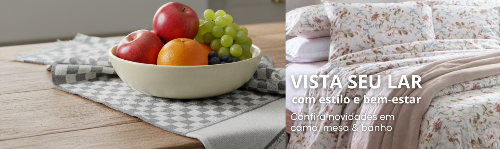 Banner - Vista seu lar